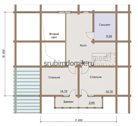 Просторный коттедж 125 м² — фото 6