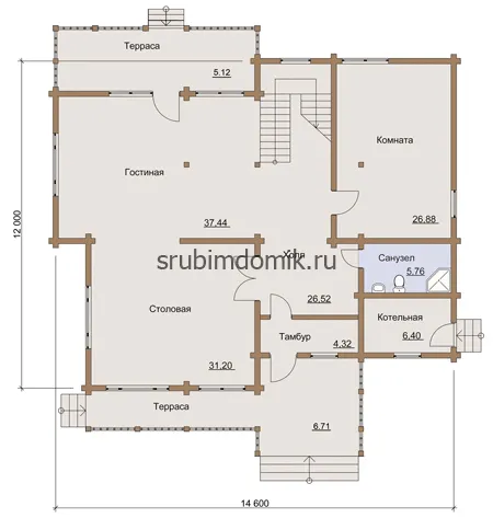 Просторный дом 283 м² — фото 4