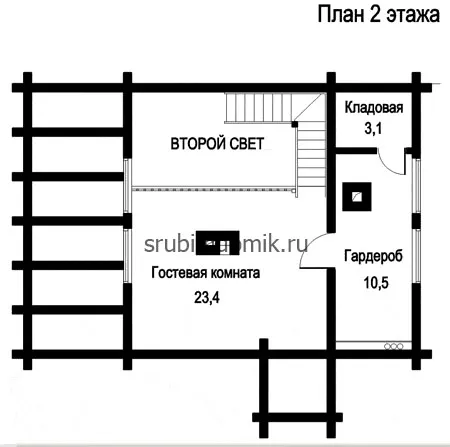 Дом для отдыха за городом 102 м² — фото 6