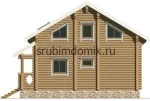 Бревенчатый дом 96 м² — фото 13