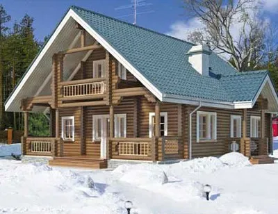 Современный деревянный дом 140 м² — фотография построенного объекта